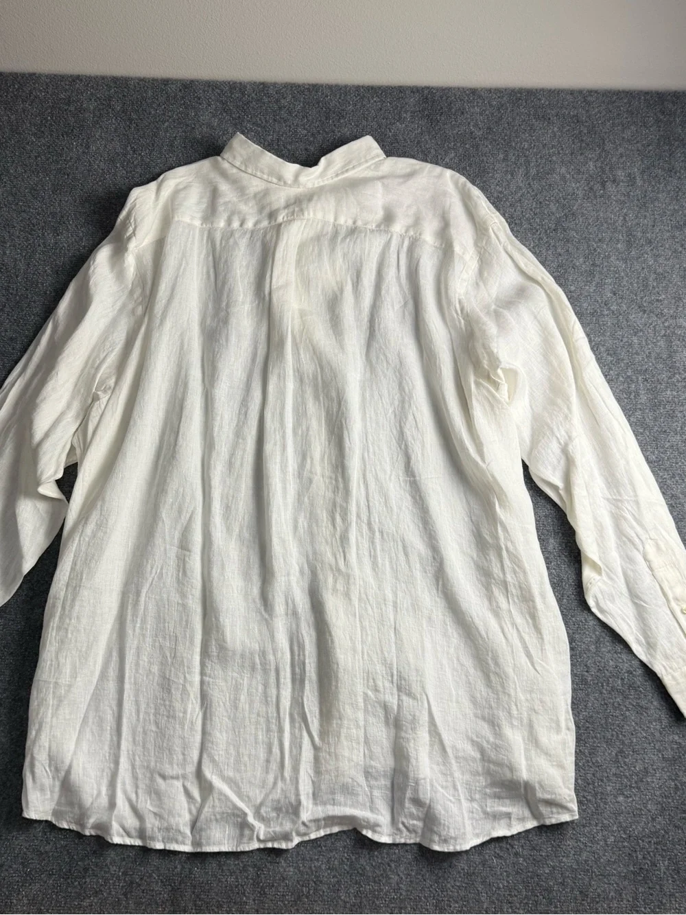 Polo by Ralph Lauren Men's 4XLT Off-White Long-Sleeve Button-Down Shirt Nwt